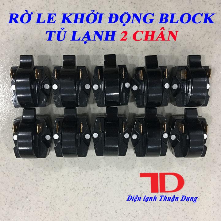 Combo 10 rờ le khởi động block tủ lạnh 2 chân hàng tốt - điện lạnh thuận dung