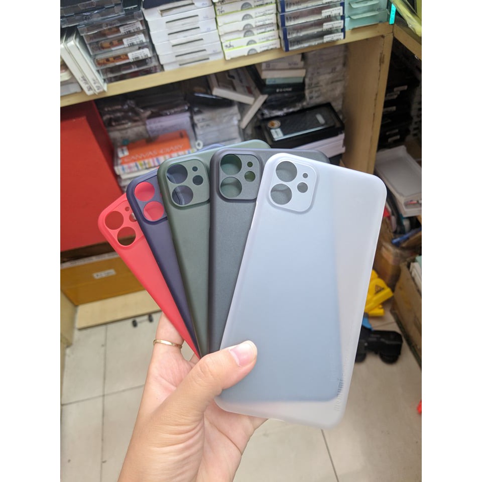 Ốp Lưng iPhone 11 Hiệu Memumi Mỏng Dạng Nhám Mờ Cao Cấp