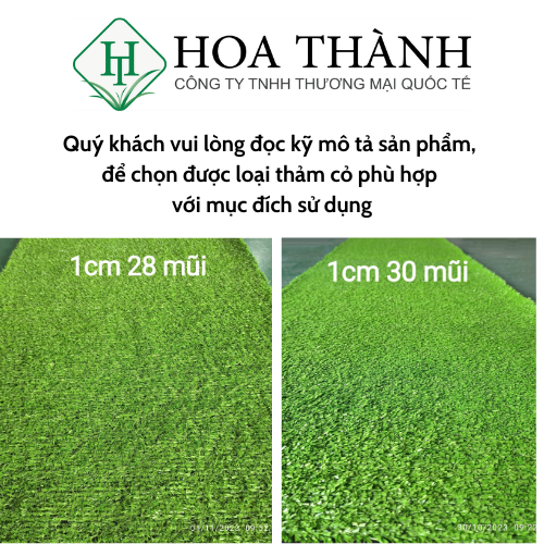 (1mét x 1mét) Thảm cỏ nhân tạo 1cm (quý khách đọc kỹ mô tả)