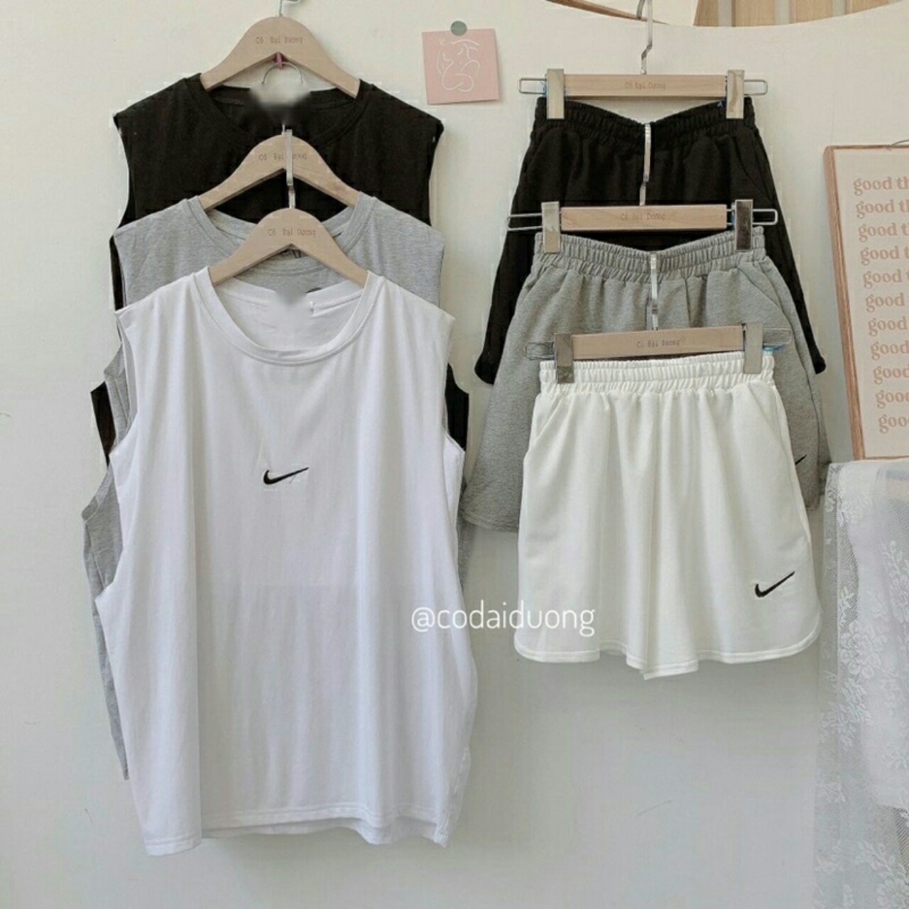 BỘ ĐÙI BA LỖ COTTON HSU1
