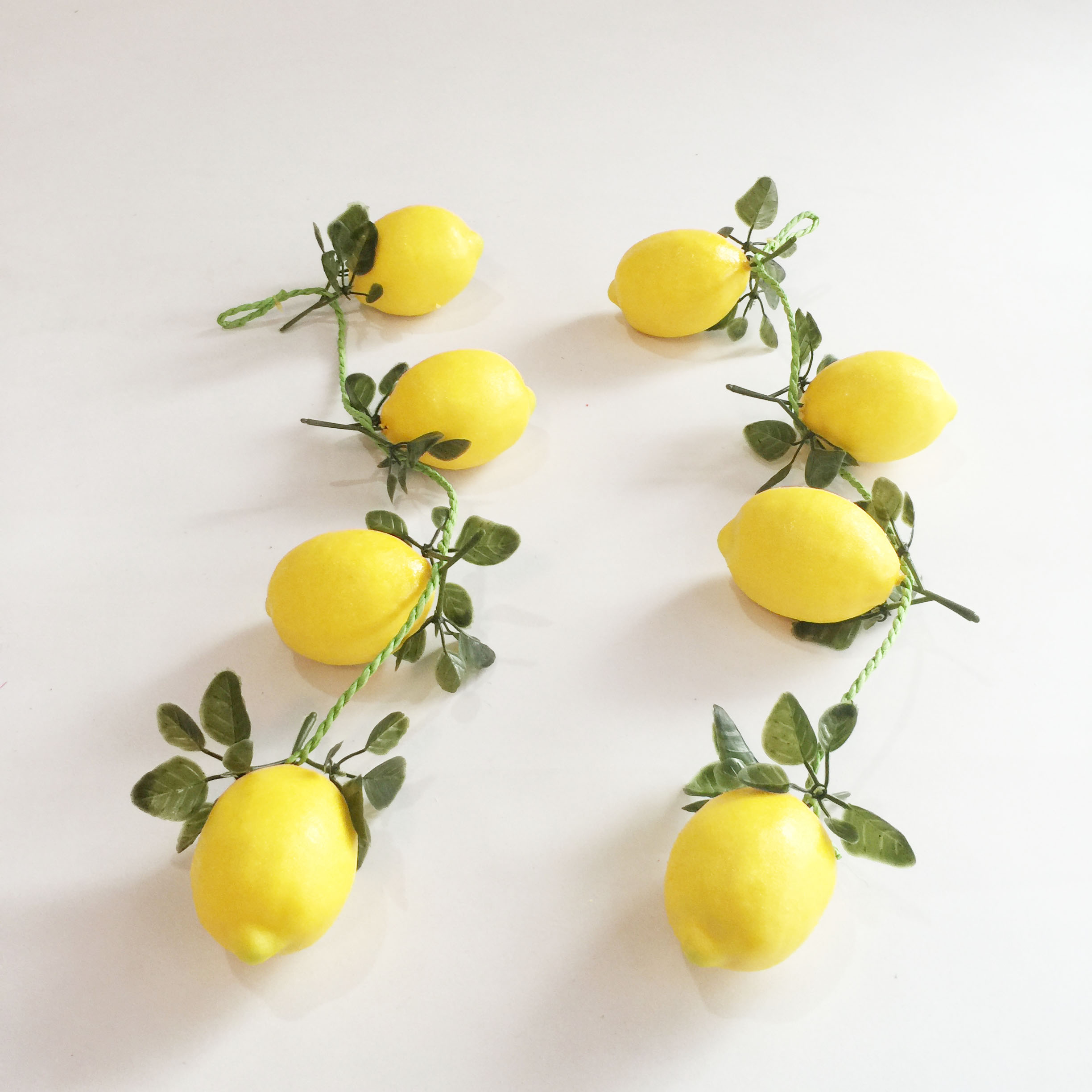 [HCM]Dây 4 quả chanh vàng giả - trái cây củ quả giả cao cấp
