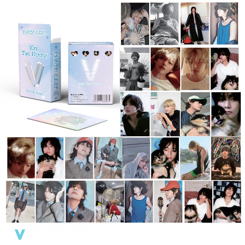 Set 50 photo card unoff Hologram BTS-V