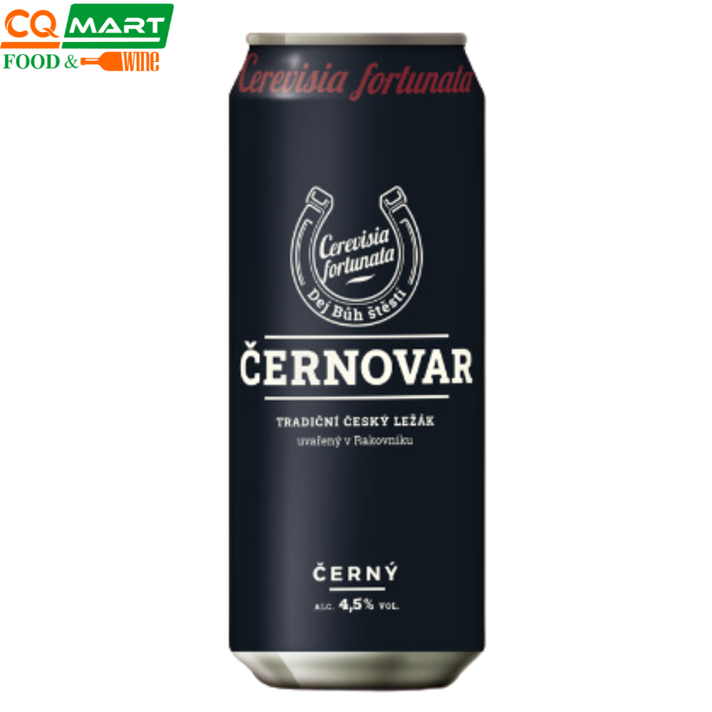 Bia đen cernovar dark 4.5% lon 500ml