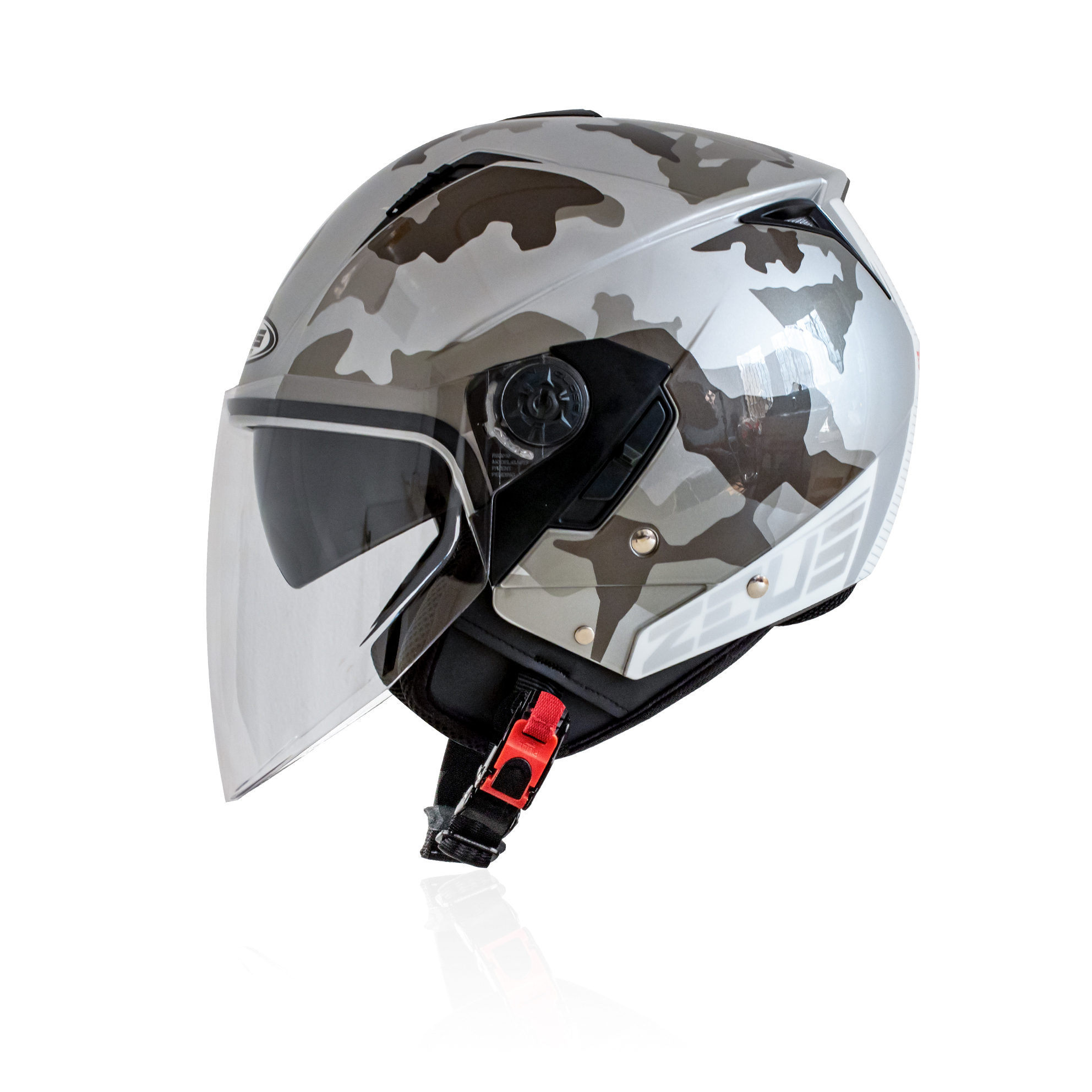 zeus helmet 205 Silver Black