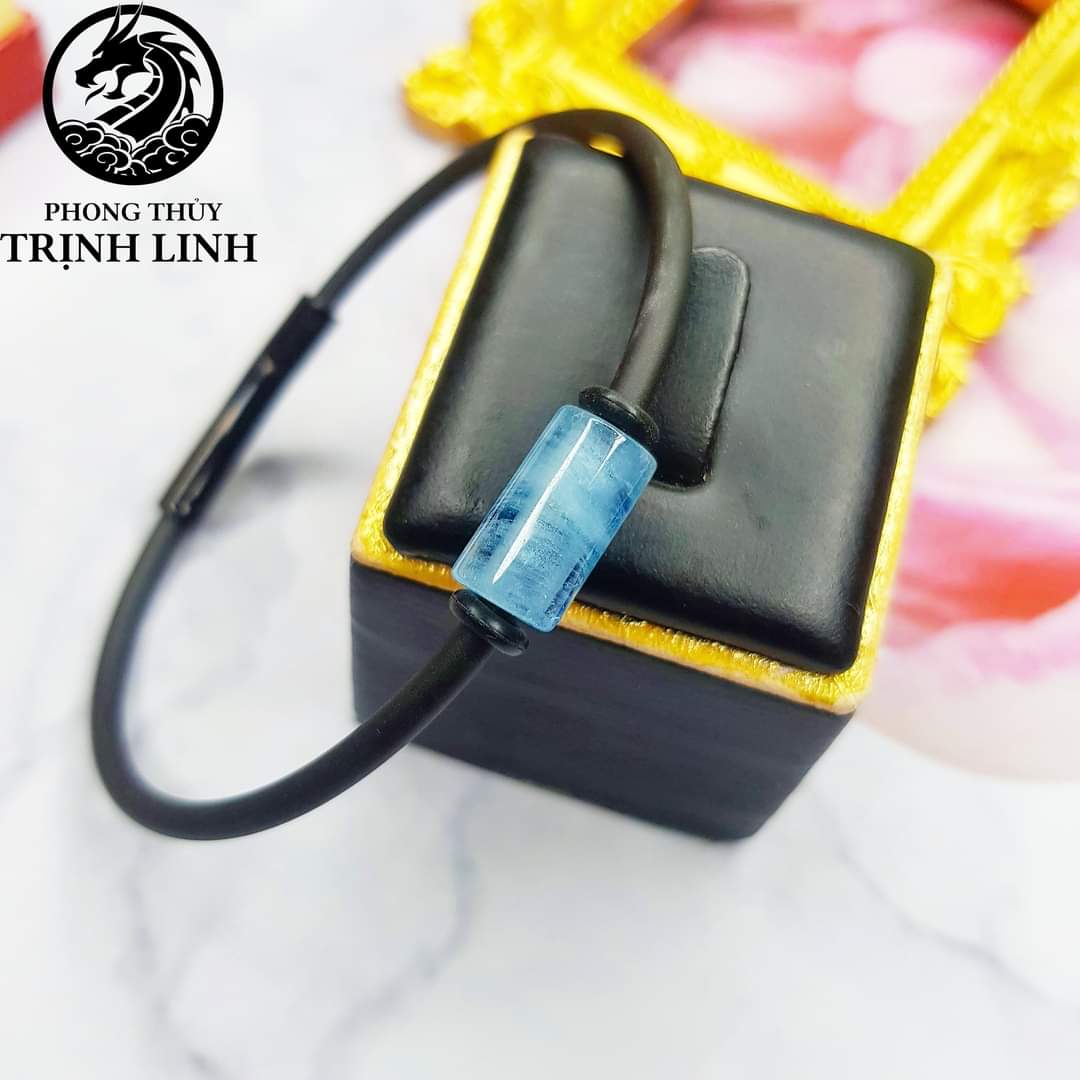 VÒNG TAY LU THỐNG AQUAMARINE VUÔNG