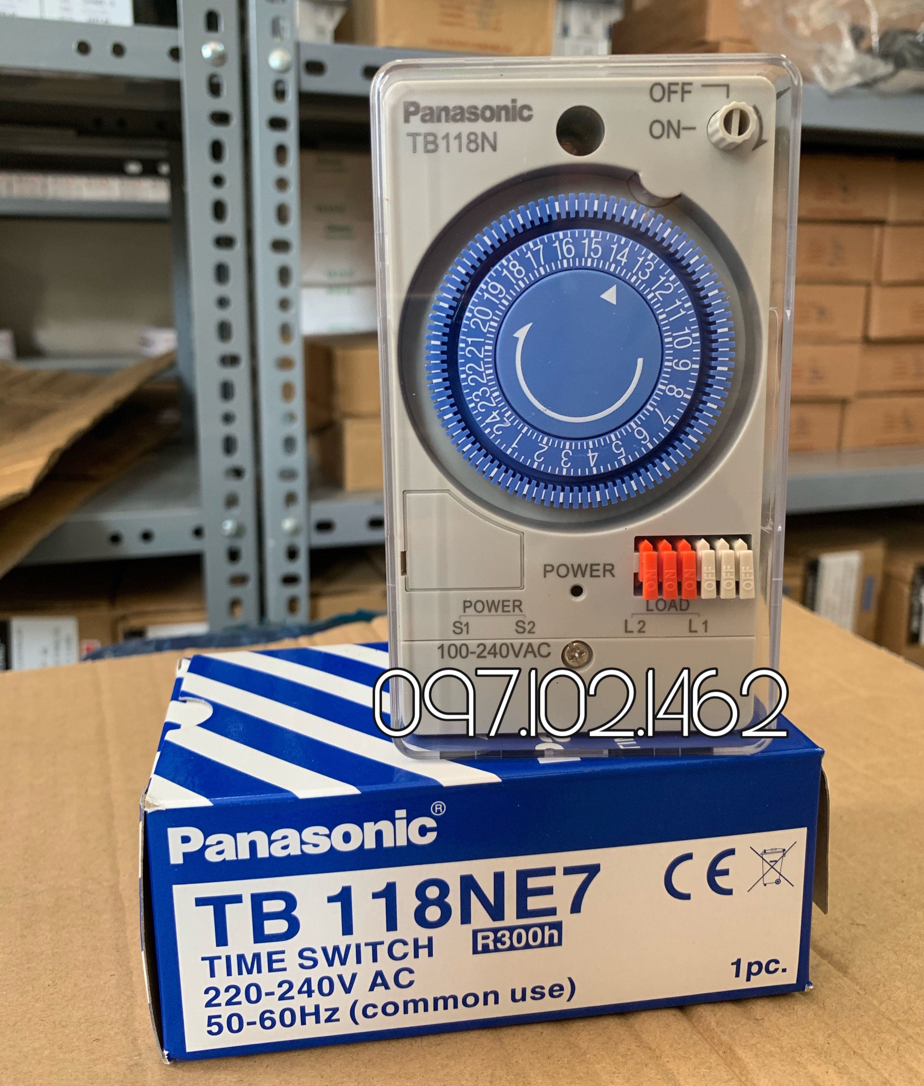 ĐỒNG HỒ CÔNG TẮC HẸN GIỜ TIMER PANASONIC TB118N TB118NE7