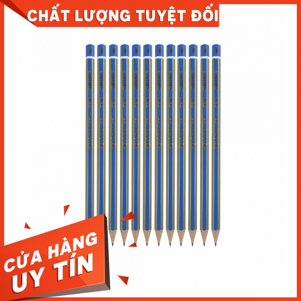 [HOT]Bút chì cao cấp Stacom PC102 (set 6 cây)Còn hàng