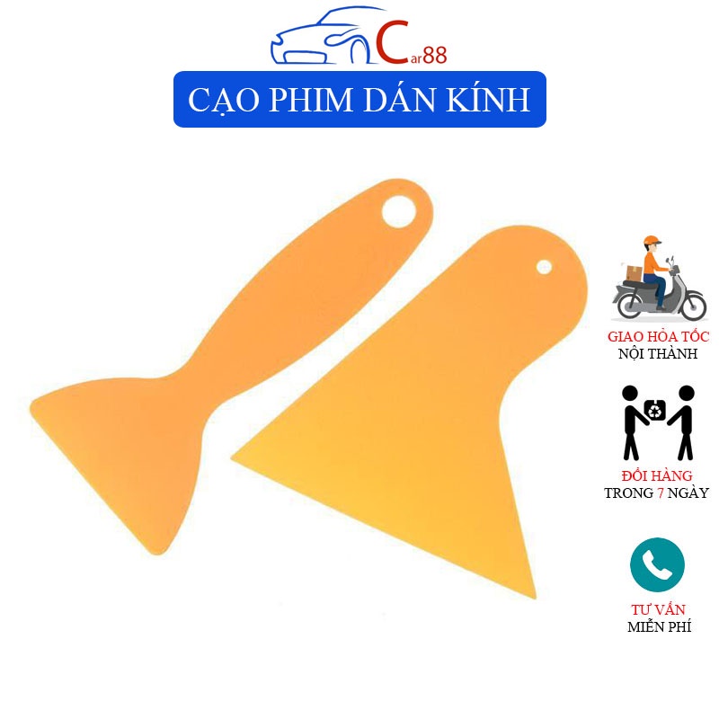 (138) Sét 2 Dụng Cụ Cạo Phim Dán Kính Dán Decal Ô Tô Xe Máy