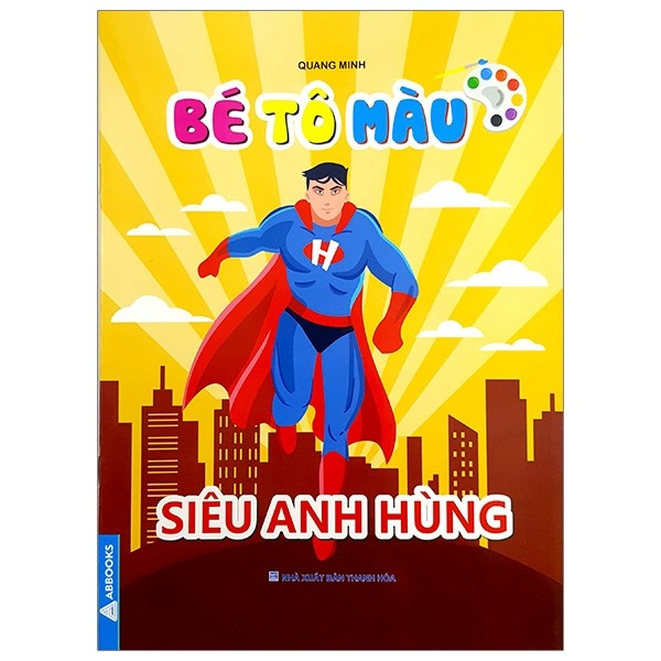 Sách - bé tô màu siêu anh hùng