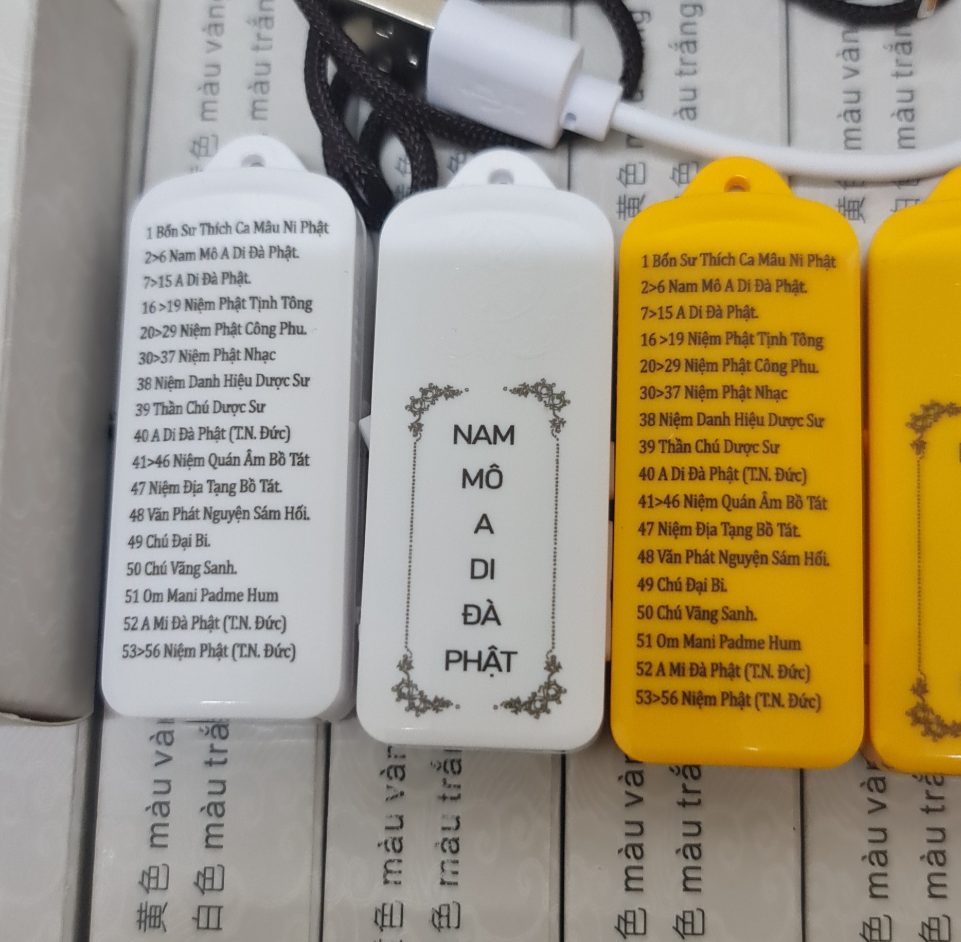 Máy niệm Phật đeo cổ mini 56 bài