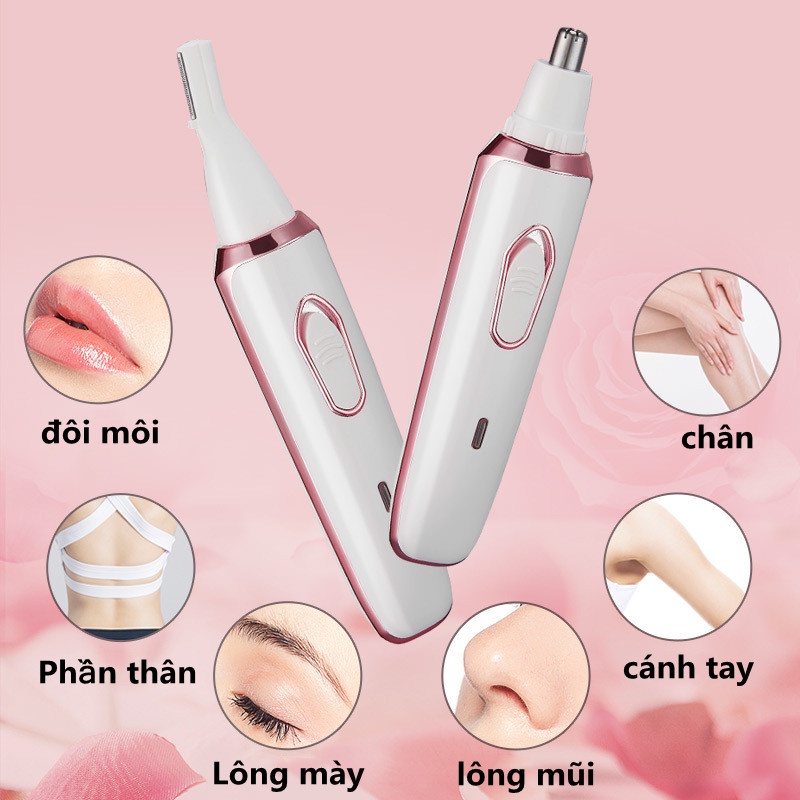 YouPin home Dao Cạo Lông Vùng Kín Bikini Cạo Lông Mặt Tỉa Lông Mày, Máy Cạo Lông Wax Lông Tẩy Lông Nách Cắt Tỉa Lông Mũi Đa