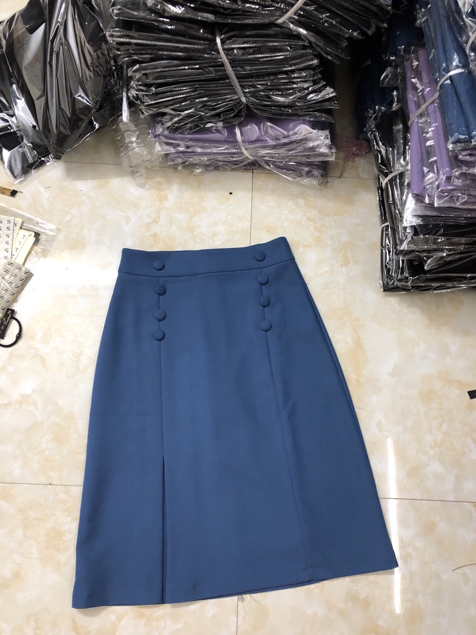 Chân váy công sở dáng A