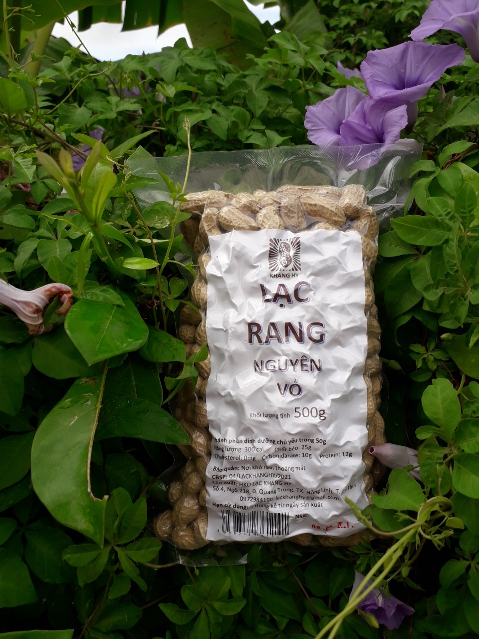 Lạc rang nguyên vỏ Khang Hy 500g