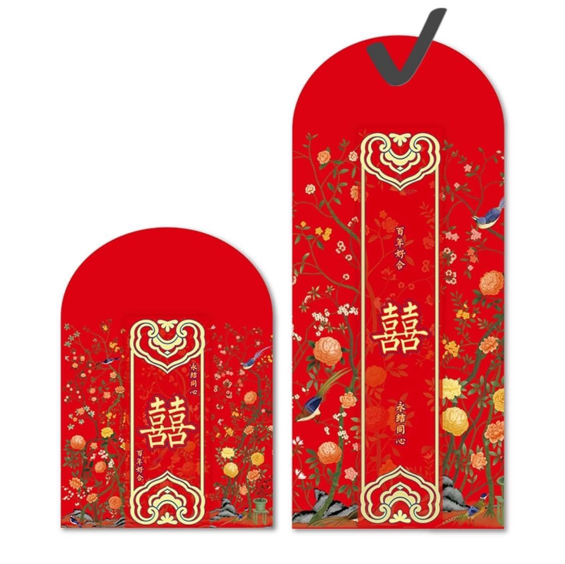 [HCM][LOẠI LỚN] COMBO 6 LÌ XÌ CƯỚI HỎI BƯNG QUẢ TRAO DUYÊN