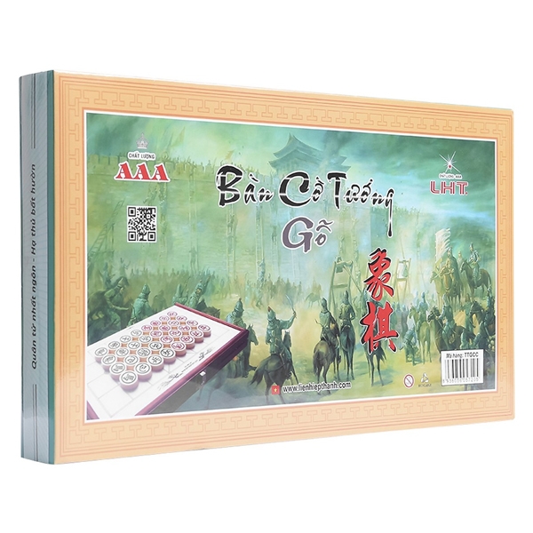 Bàn cờ tướng gỗ + cờ_xnk