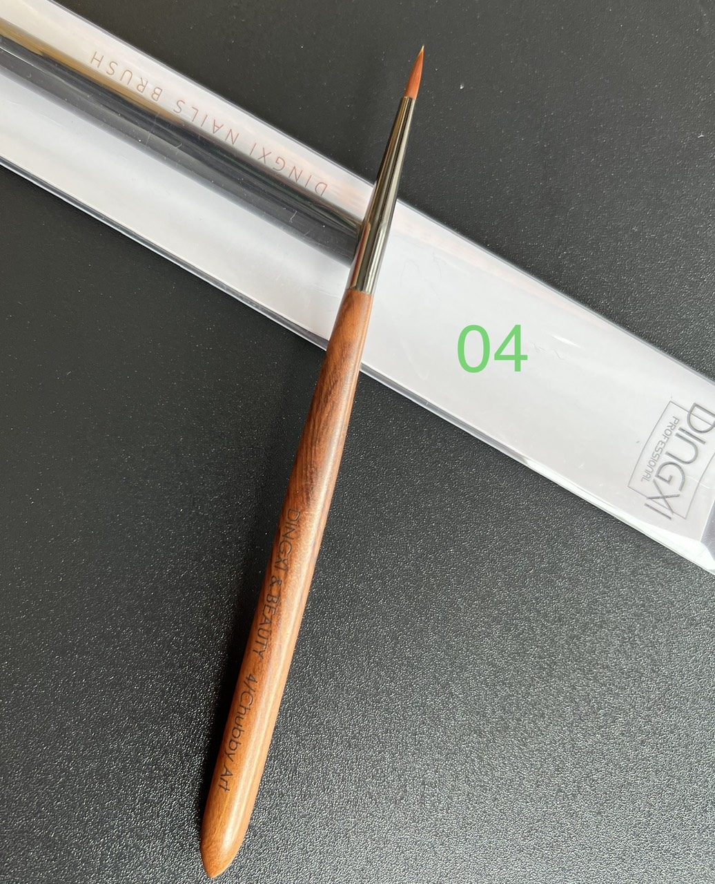 Cọ chuyên nail loại tốt cán gỗ dingxi