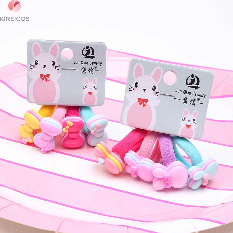 [HCM]Set 4 Dây Cột Tóc Hình Thỏ No B186 - kireicos