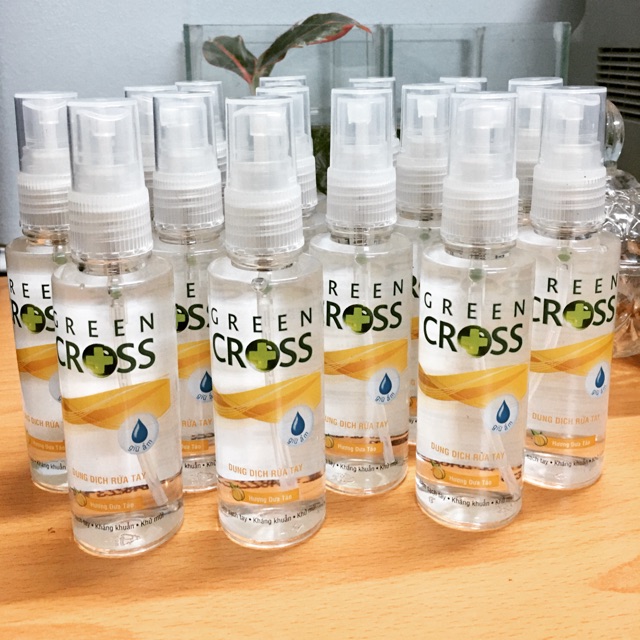 Xịt Rửa tay sát khuẩn Green Cross 70ml ( HƯƠNG TÁO)