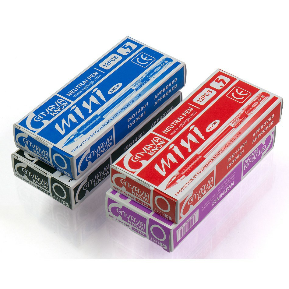 [HCM]Hộp 12 cây bút gel mini Cenvava