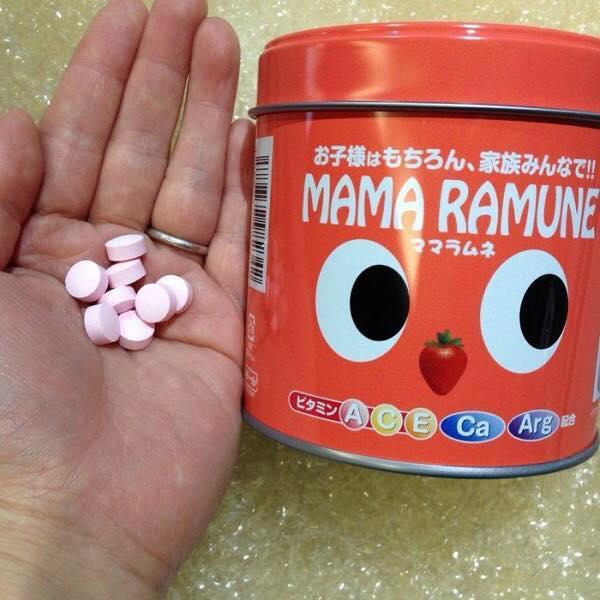 Kẹo cho trẻ biếng ăn Mama Ramune Nhật Bản