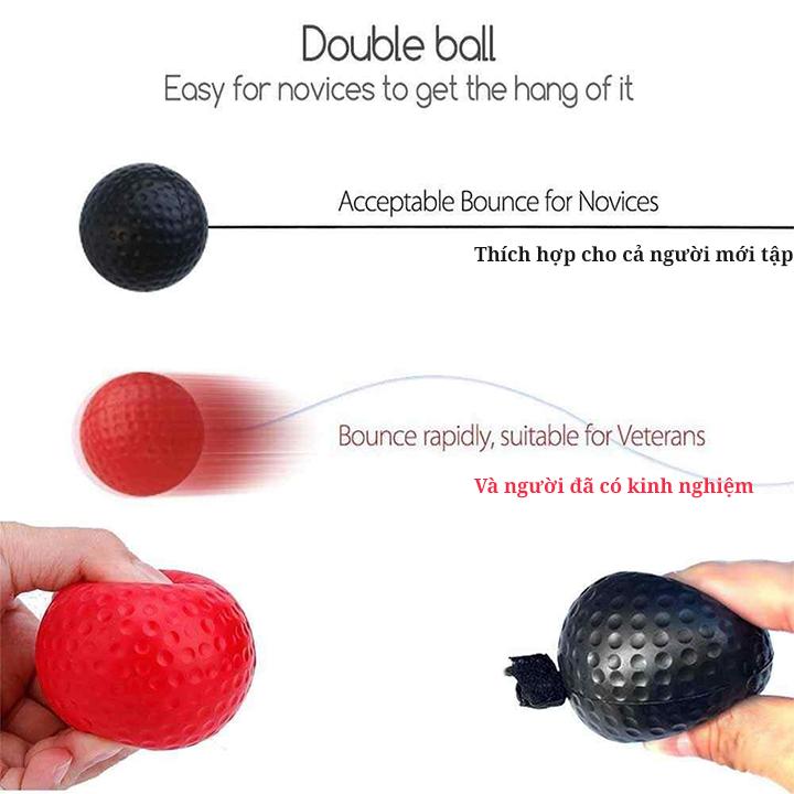 Bộ bóng đấm boxing tập phản xạ đeo đầu FX309