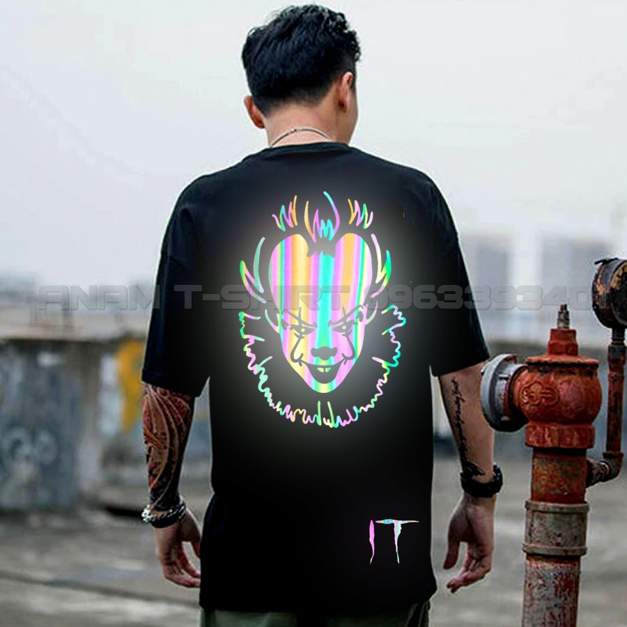 [HCM]Áo thun Phản Quang 7 Màu IT Nam Nữ Thiết Kế