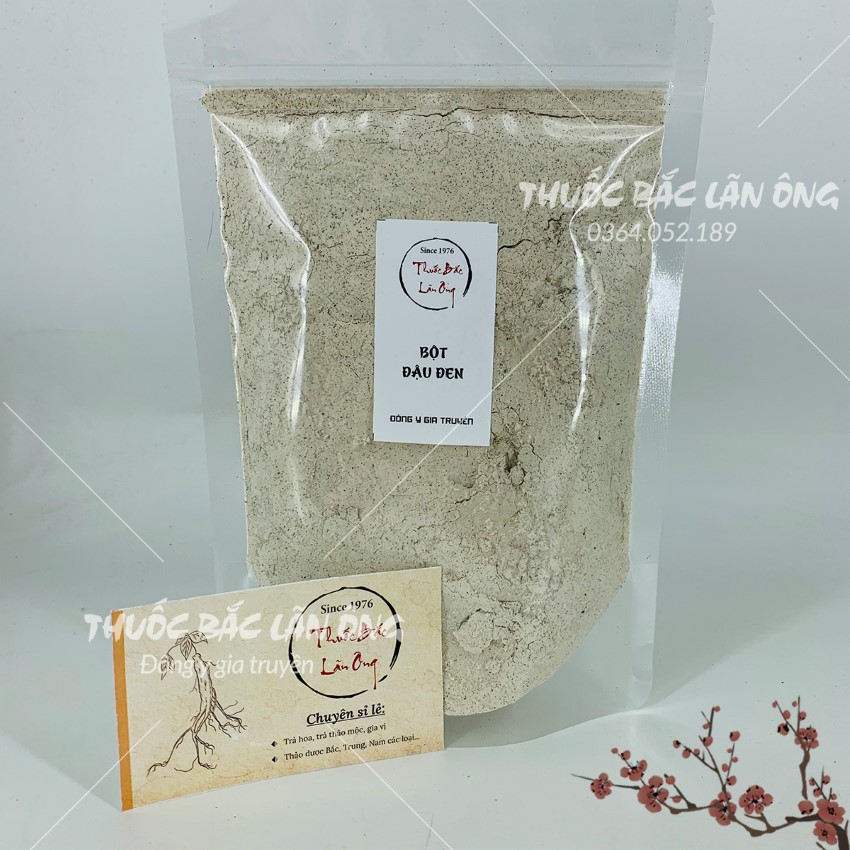 Bột đậu đen 100g, bột đỗ đen rang thơm, nghiền mịn, giúp thanh nhiệt, mát gan, hỗ trợ giảm cân