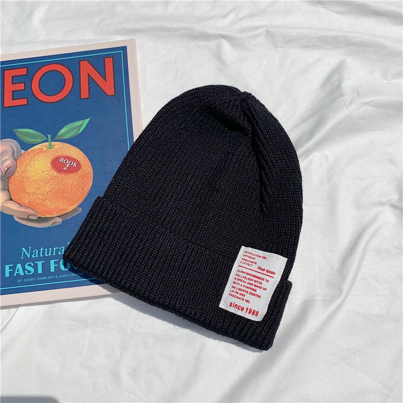 Mũ len nam nữ nhiều màu logo xinh xắn mẫu mới hot trend 2022 MN30| bluehope