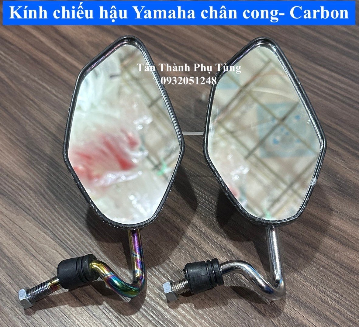 Kính chiếu hậu Yamaha Carbon -1 cây bên trái