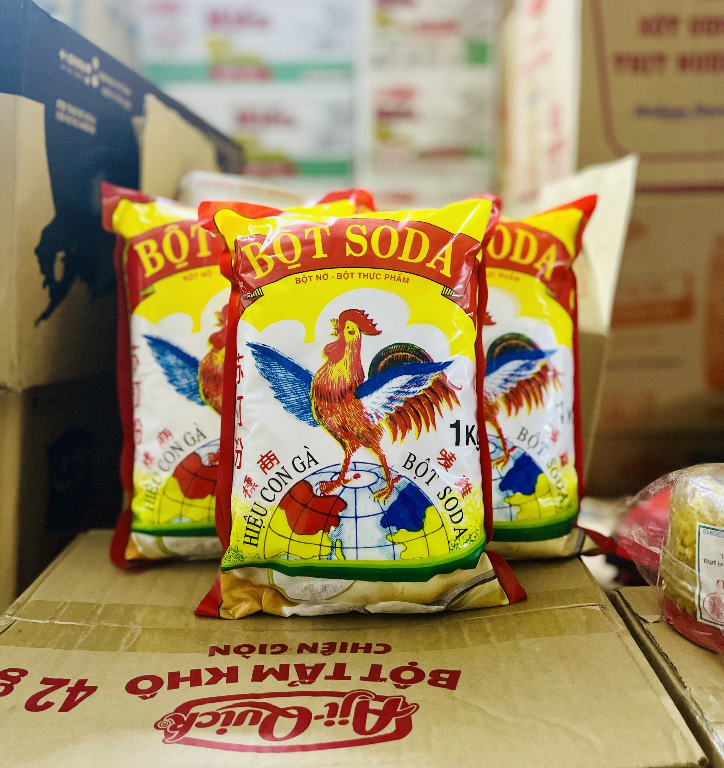 Bột Soda Hiệu Con Gà gói (1kg)