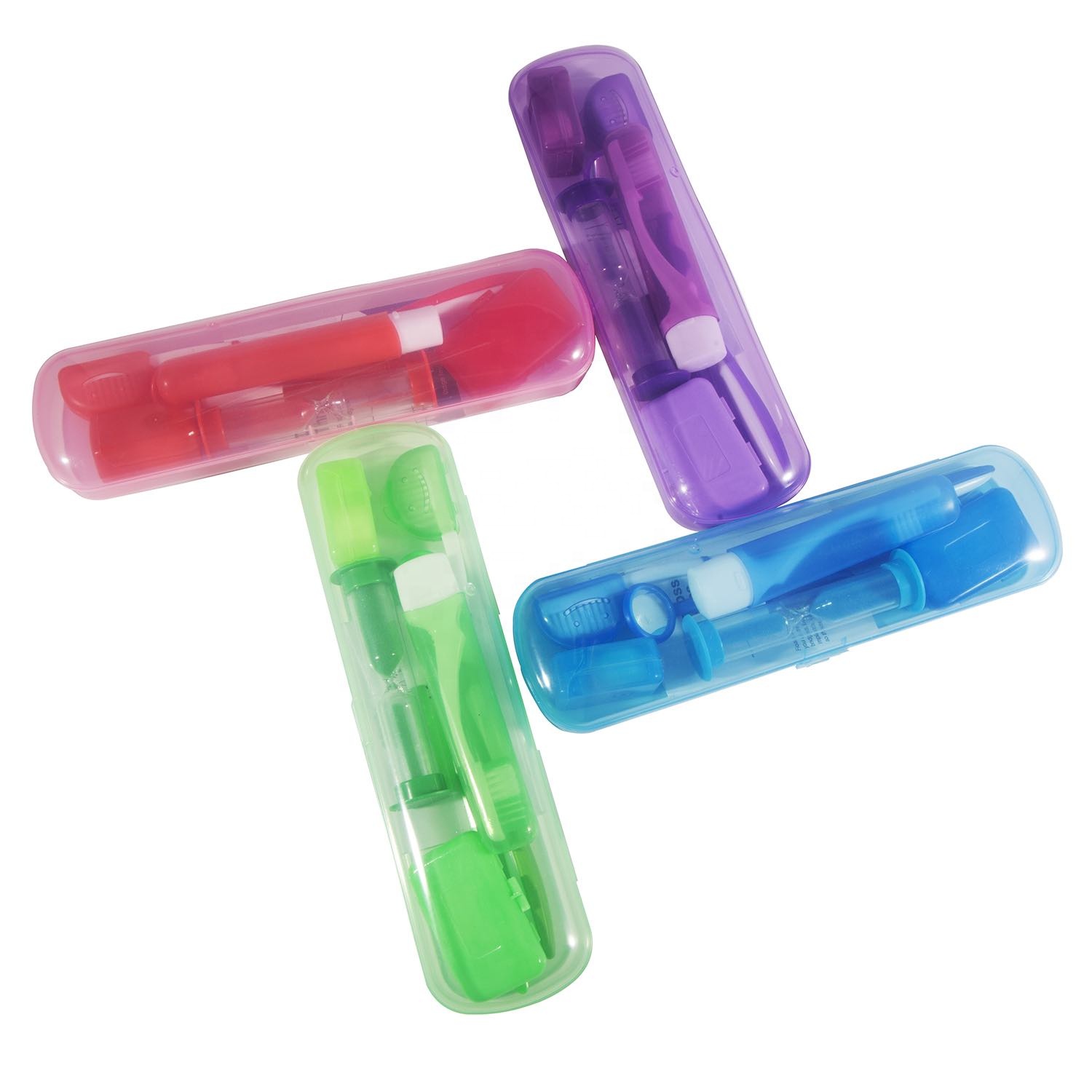 Coral 8-Piece Orthodontic Support Oral Hygiene Set