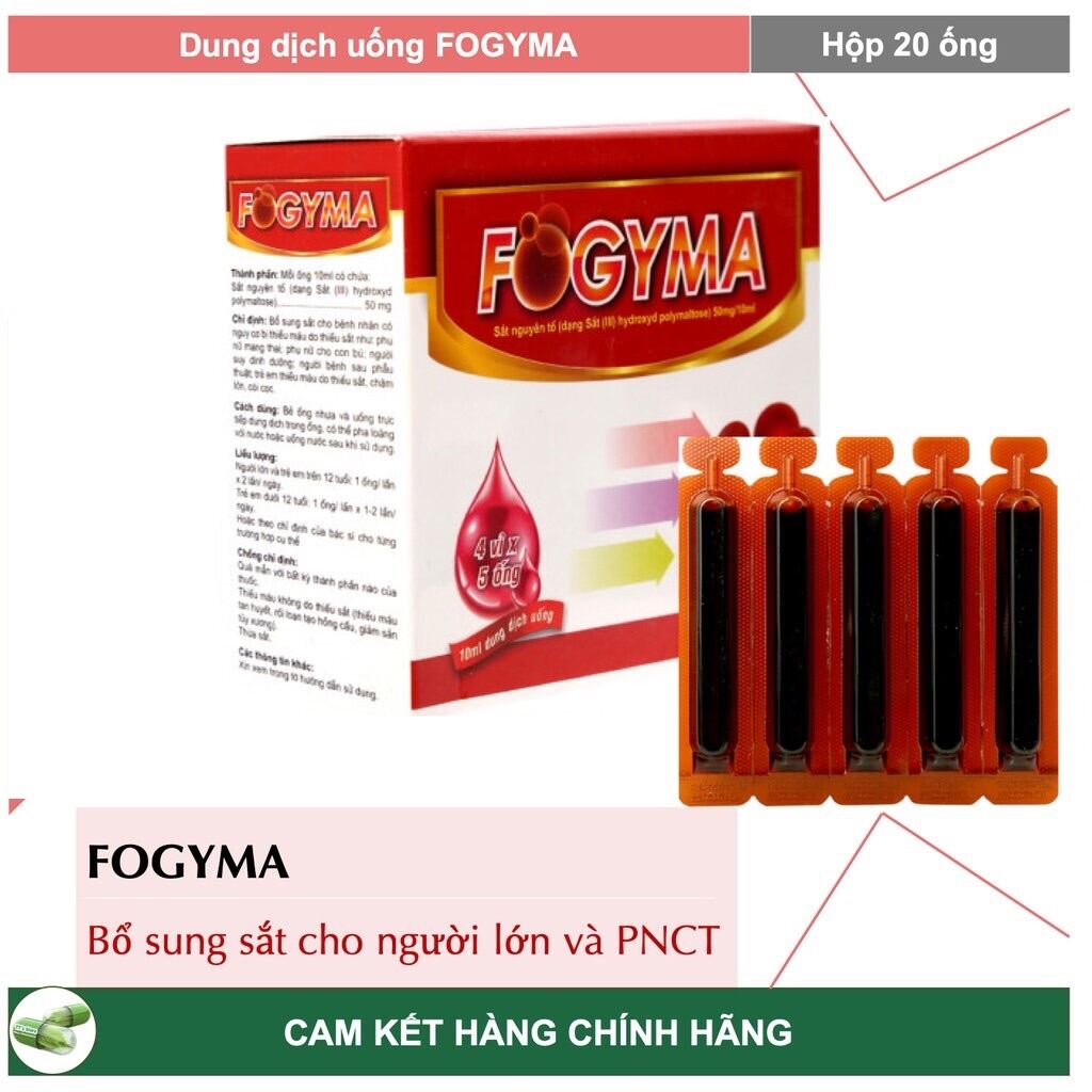 Fogyma - Sắt nước cho bà bầu
