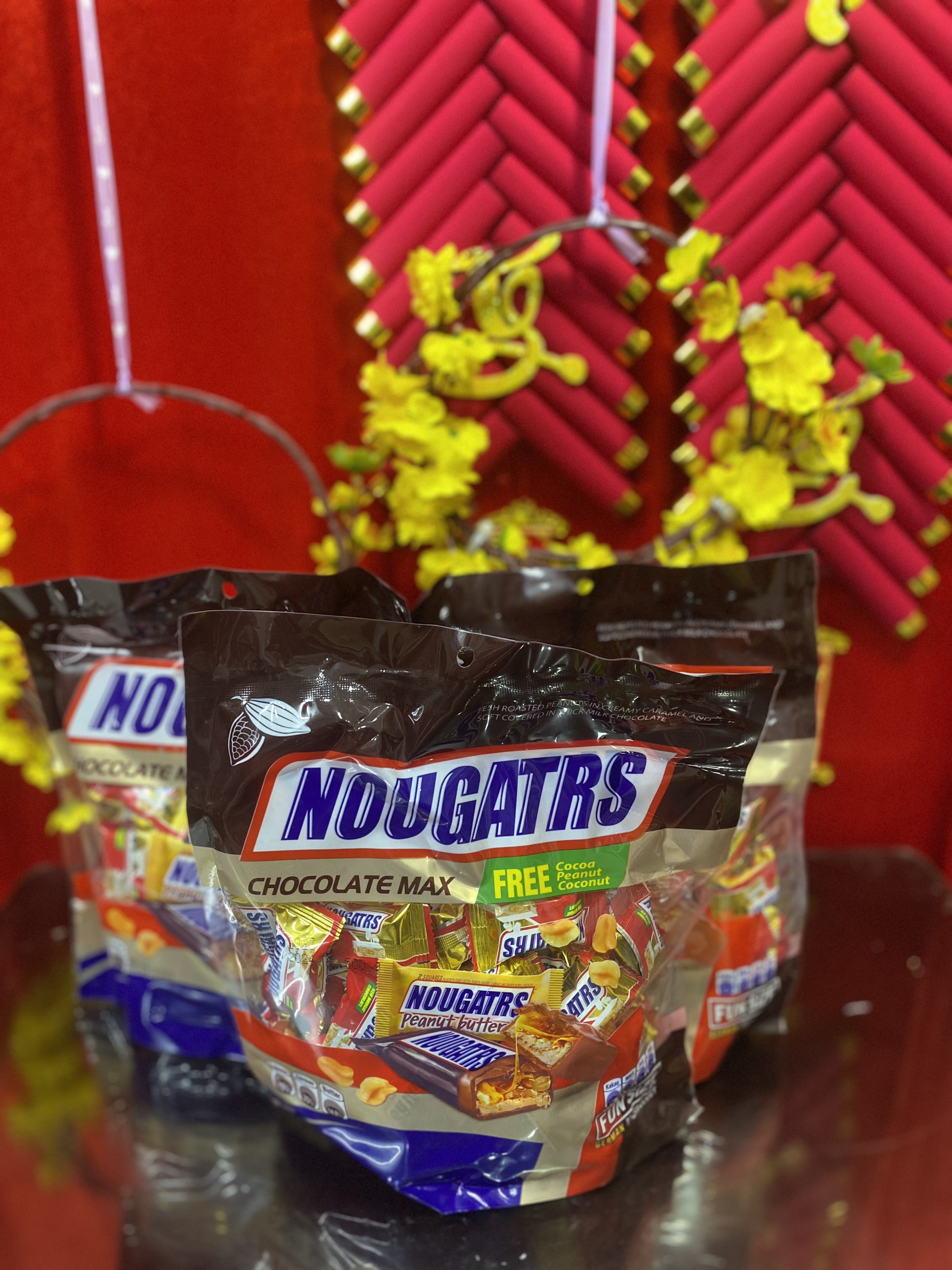 Kẹo socola sữa NOUGATRS chocolate max 500g