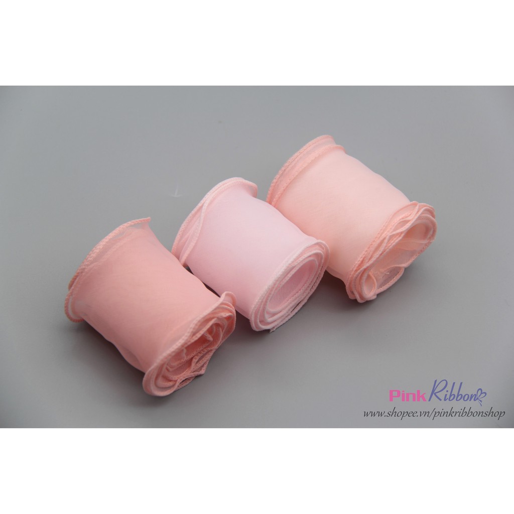 Voan Mờ Viền Bô Đê 6Cm