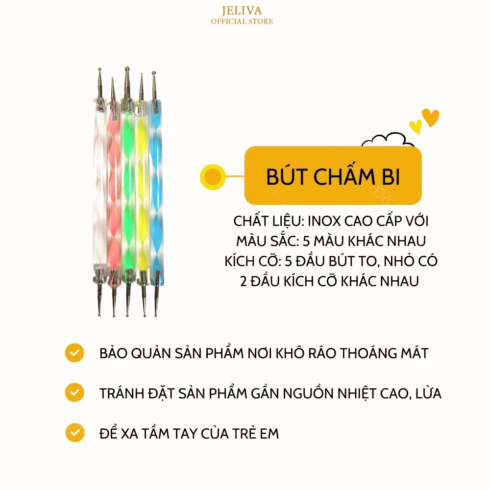 Bút chấm bi nail vẽ móng