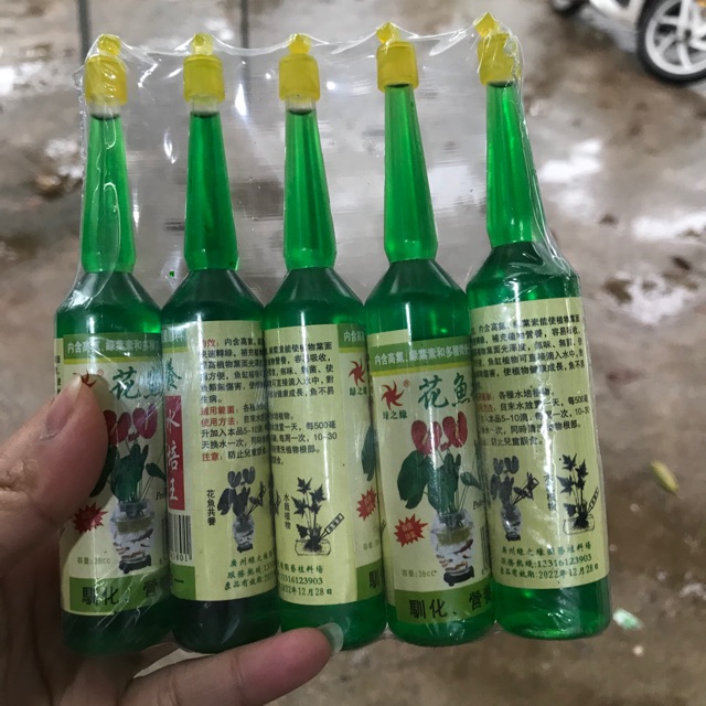 Bộ 5 Lọ Dung Dịch Thuỷ Canh Cho Cây Cảnh