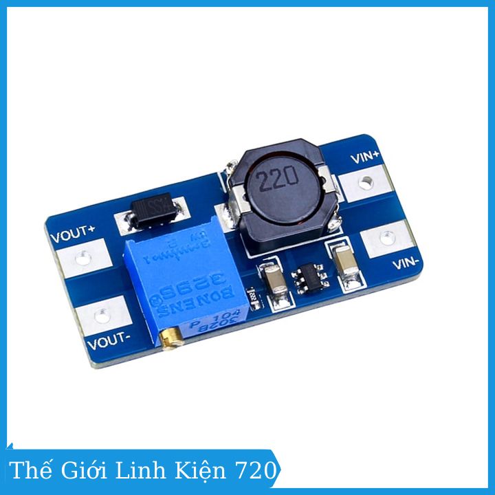 Bo mạch tăng áp Boost DC - DC 2A 2-24V MT3608