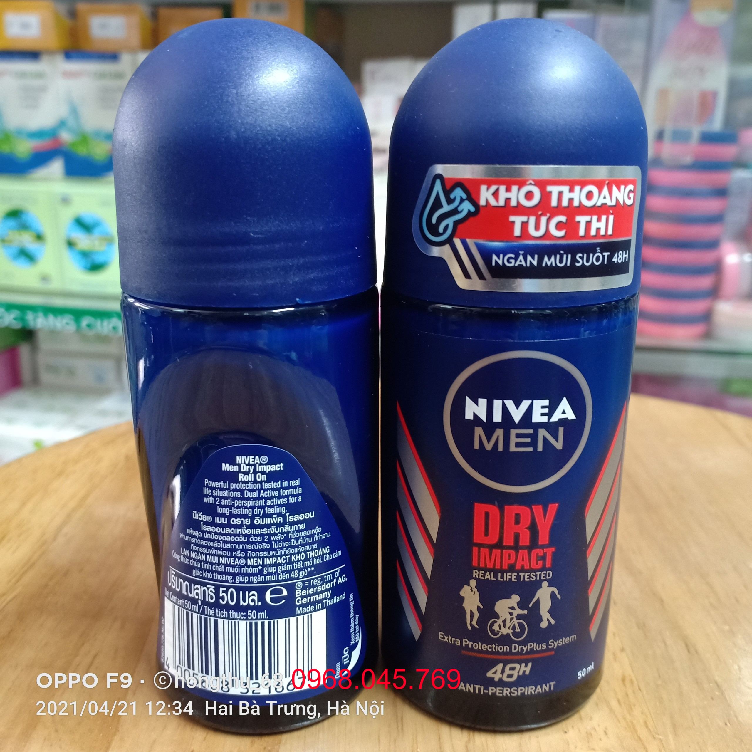 Lăn Khử Mùi Nivea Men Dry Impact 50ml