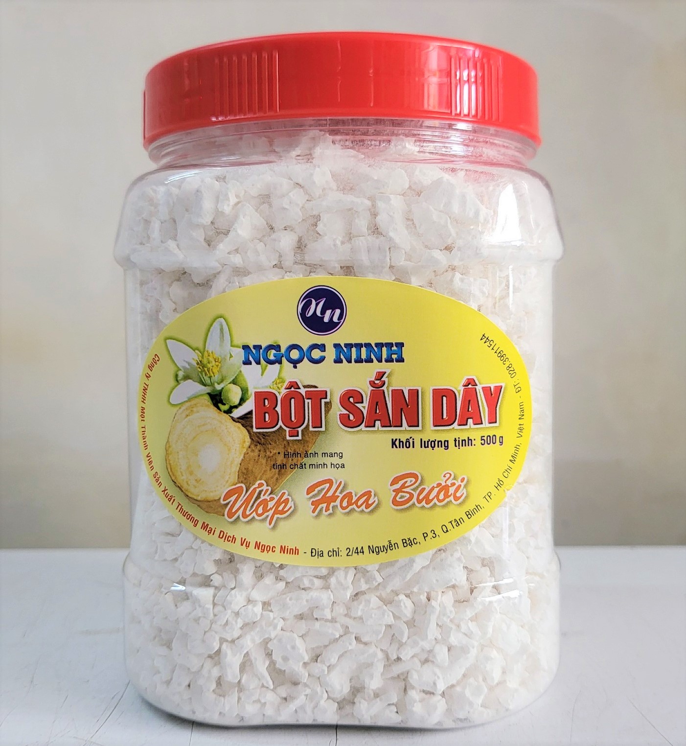Bột sắn dây ướp hoa bưởi ngọc ninh kudzu powder with grapefruit flower flavor