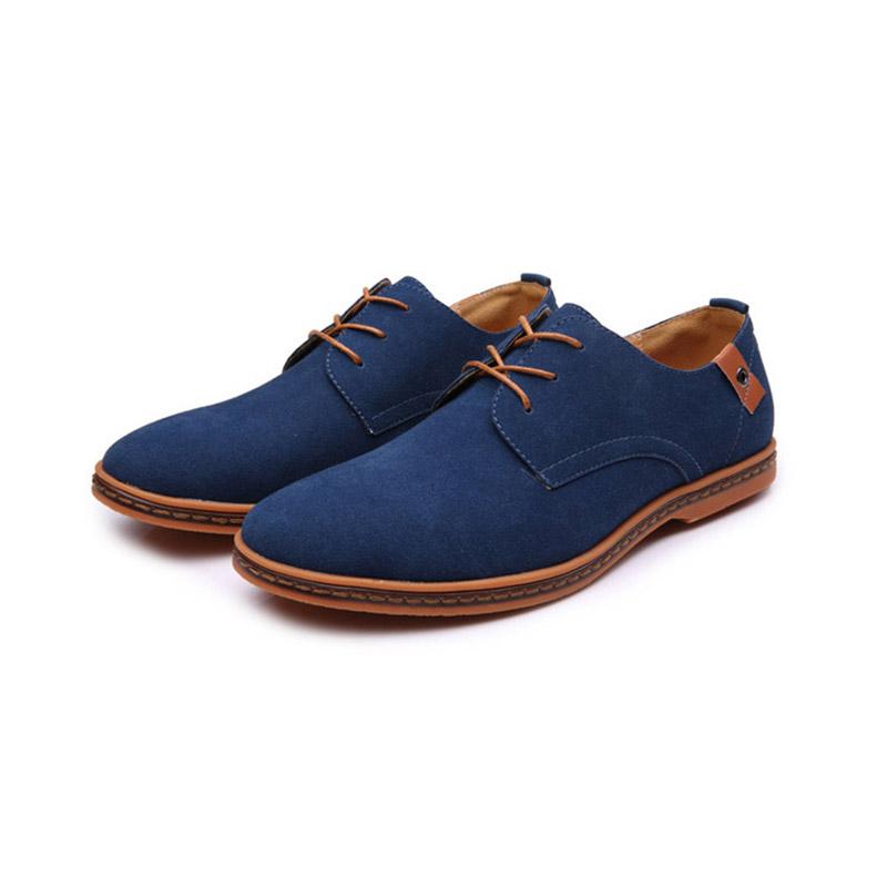 Giày oxford da lộn nam