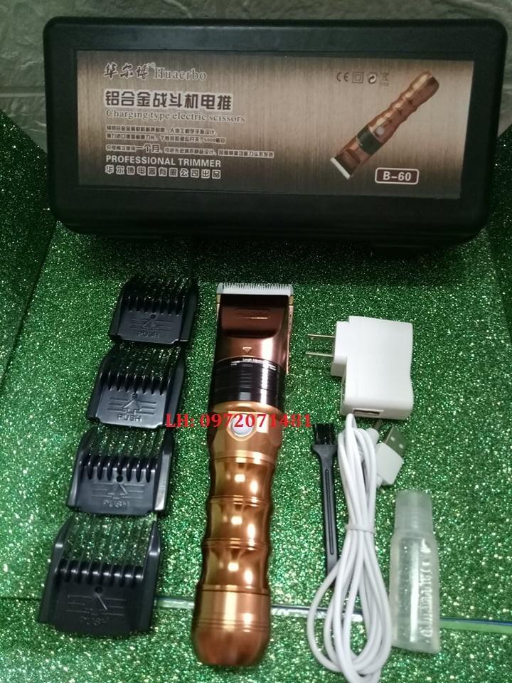 Tông đơ cắt tóc chuyển nghiệp pin khủng B60
