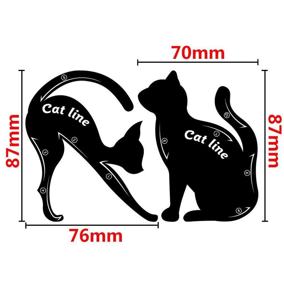 Combo 2 Khuôn kẻ mí Catline siêu đa năng siêu độc đáo