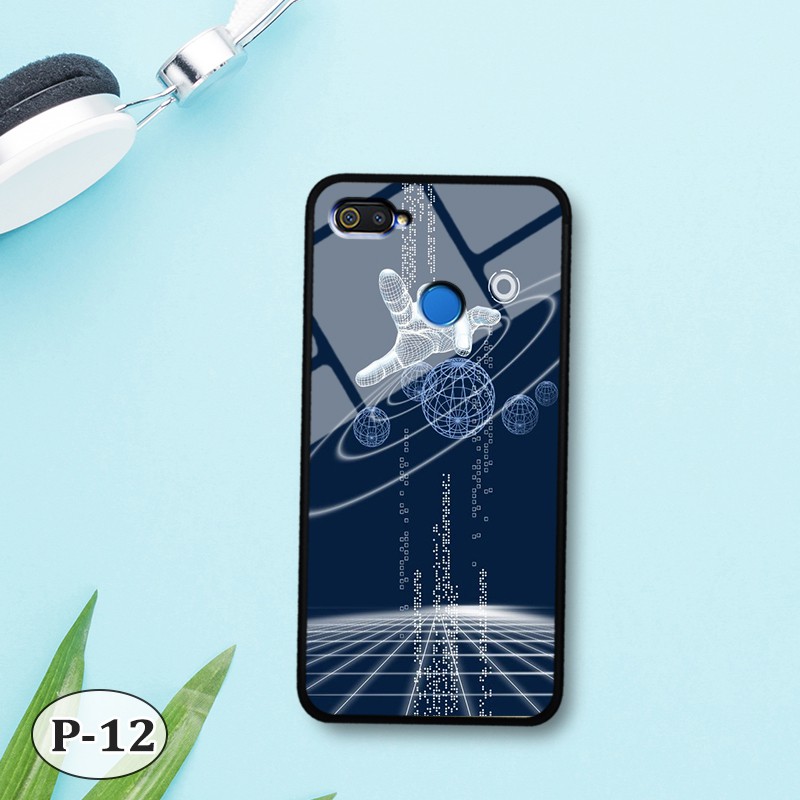 Ốp lưng kính Oppo A5s/ A7/A12- hình 3D