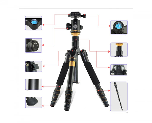 Chân máy ảnh Tripod/ Monopod Beike Q-666