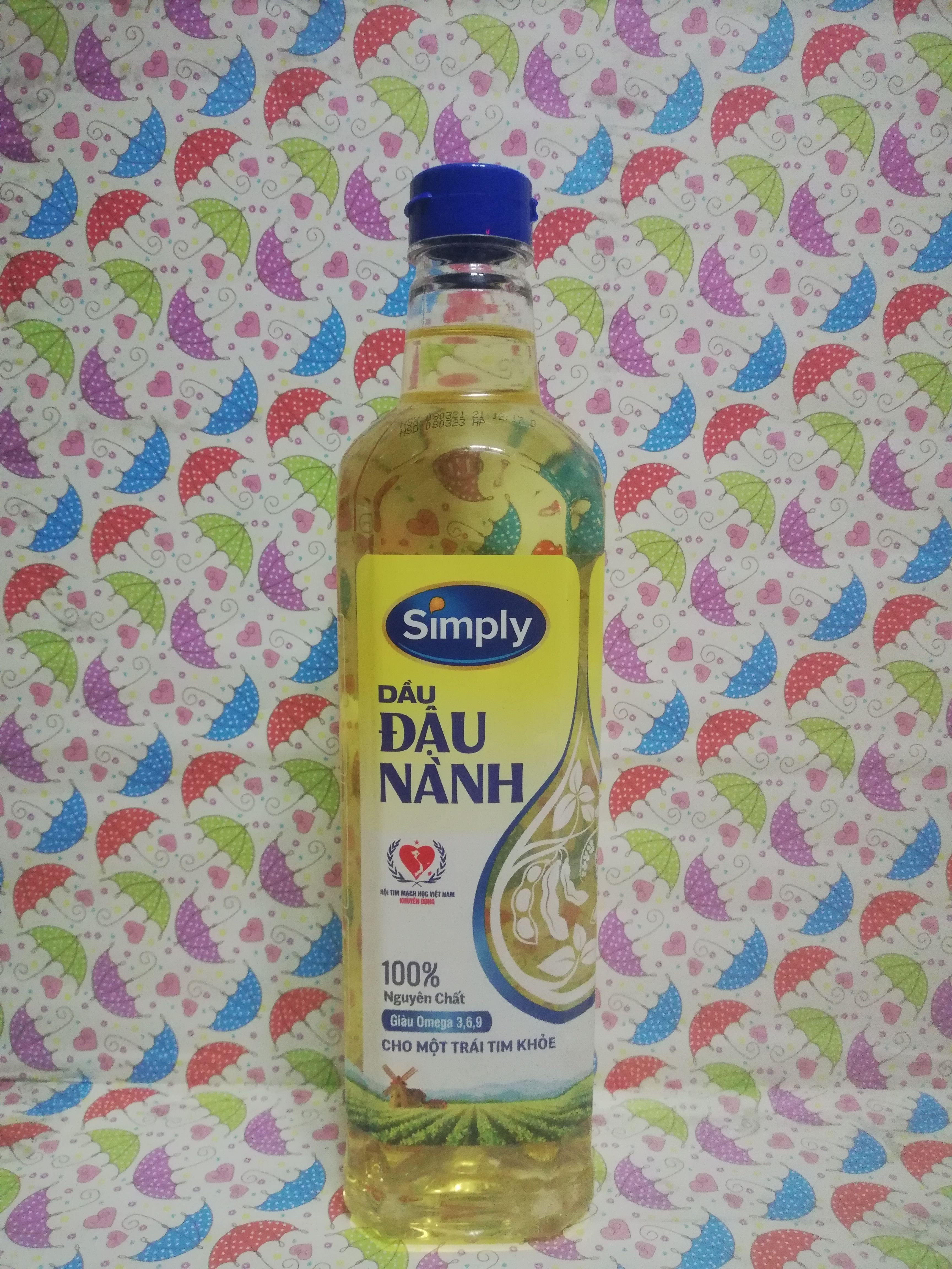 Dầu đậu nành Simply 1L