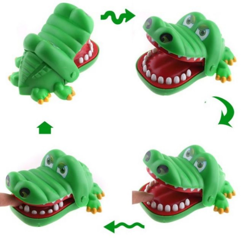 Bộ đồ chơi cá sấu cắn tay Crocodile Dentist