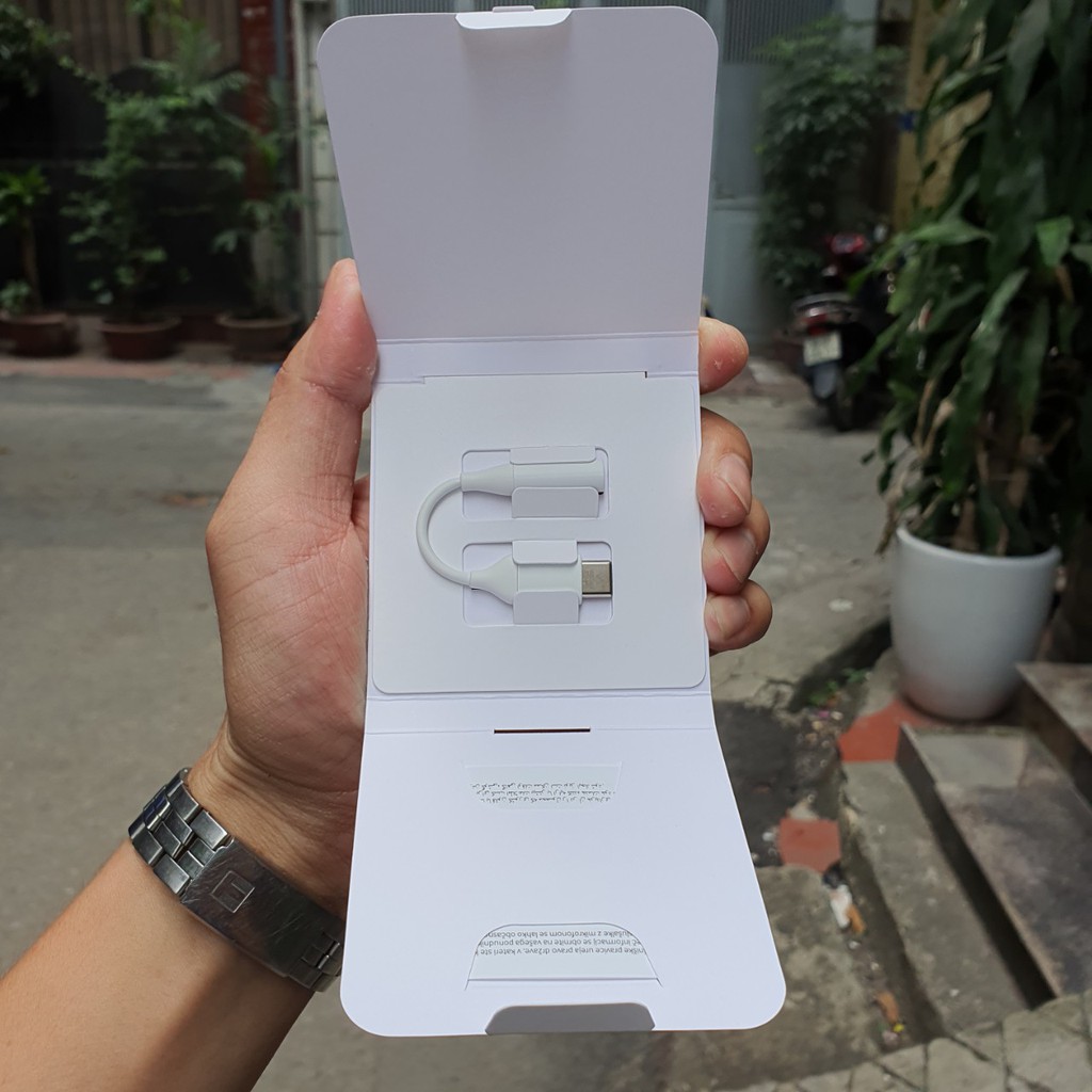 Cáp chuyển đổi USB Type C sang 3.5mm ( USB-C Headset Jack Adapter ) Samsung Fullbox
