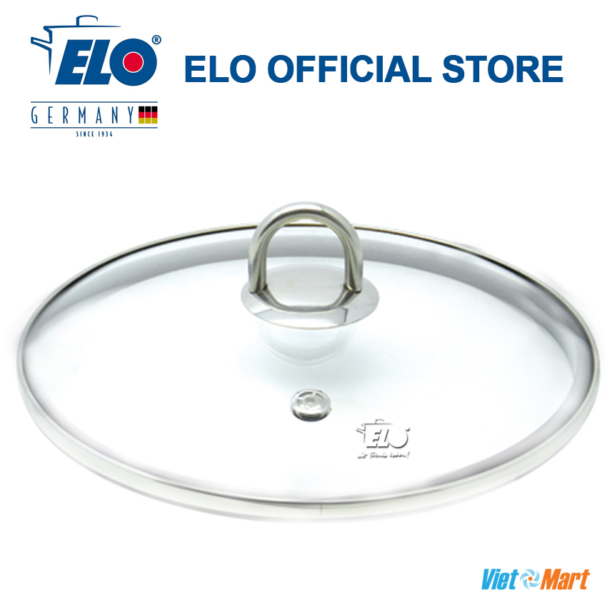 Vung nồi elo 16/18/20/24/28cm kính cường lực chịu nhiệt tốt