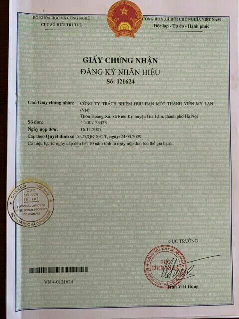 bịch 10 gói giấy ăn cầu vồng My Lan