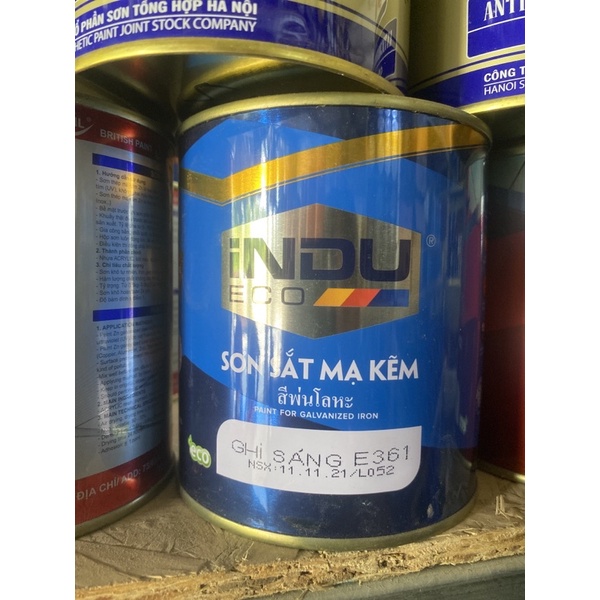 Sơn Sắt Mạ Kẽm Indu 0,8